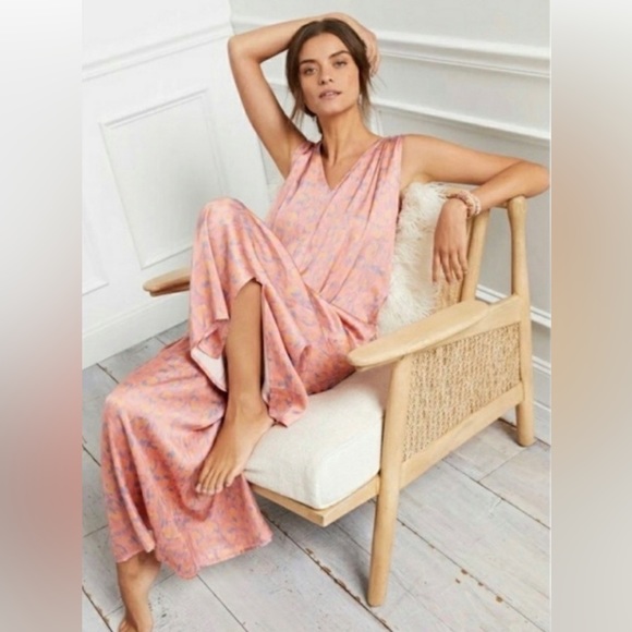 Anthropologie Pants - Anthropologie Juniper Printed Wide-leg Jumpsuit